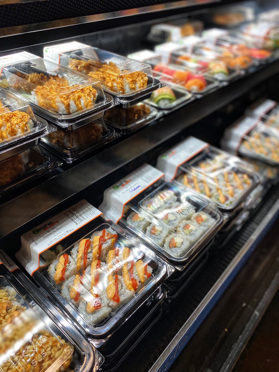 BelmontDining's tweet photo. At #MeinBowl, we just roll into Monday with Fresh Sushi made daily 🍣 We’re open 11:00 am to 8:00 pm today through Friday. #FeedTheBruin🐻 
_
#Fresh #Sushi #AsianCuisine #BelmontBruins #BelmontDining #BelmontUniversity #CollegeDining #Nashville https://t.co/3ZFPpIJBMi