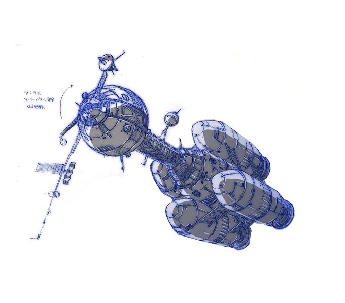 何かの作品用に描いた宇宙船なのにド忘れ😅
童夢時代か陸演隊時代に描いたっぽい。 