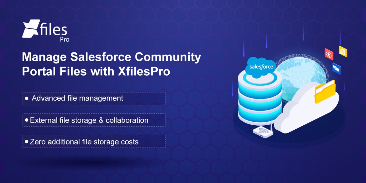 xfiles_pro's tweet photo. No need to fret over the multiple files generated by your #communityportal users when you have #XfilesPro which offers competent #filemanagement and collaboration services at a very minimal cost. Try XfilesPro today!
https://t.co/SUaKsVqbHZ
#FileStorage #AppExchange #Salesforce https://t.co/rHdBPIItwR
