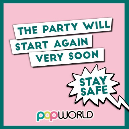 PopworldBaby's tweet photo. Thanks for all the support since we reopened. 

We will be back ❤️ https://t.co/BjrcN6BLaL