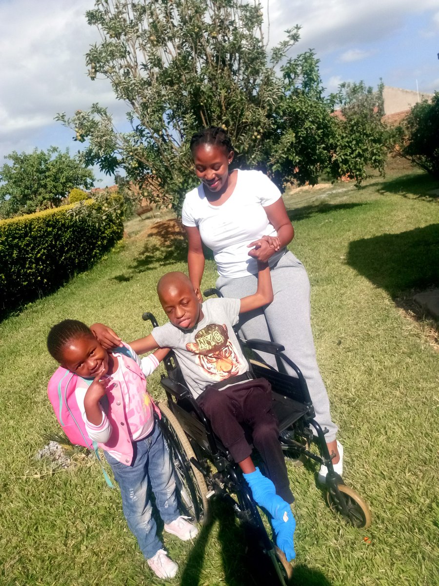 My son with #CerebralPalsy hasn't been well. 😔
No appetite,
& Hasn't moved a bowel for days.
He got medicine yesterday & today the health care provider who prescribed it visited him,😭
& Prayed for him,❤
& Explained that indigestion is common in inactive people.
#ZanupfMustGo