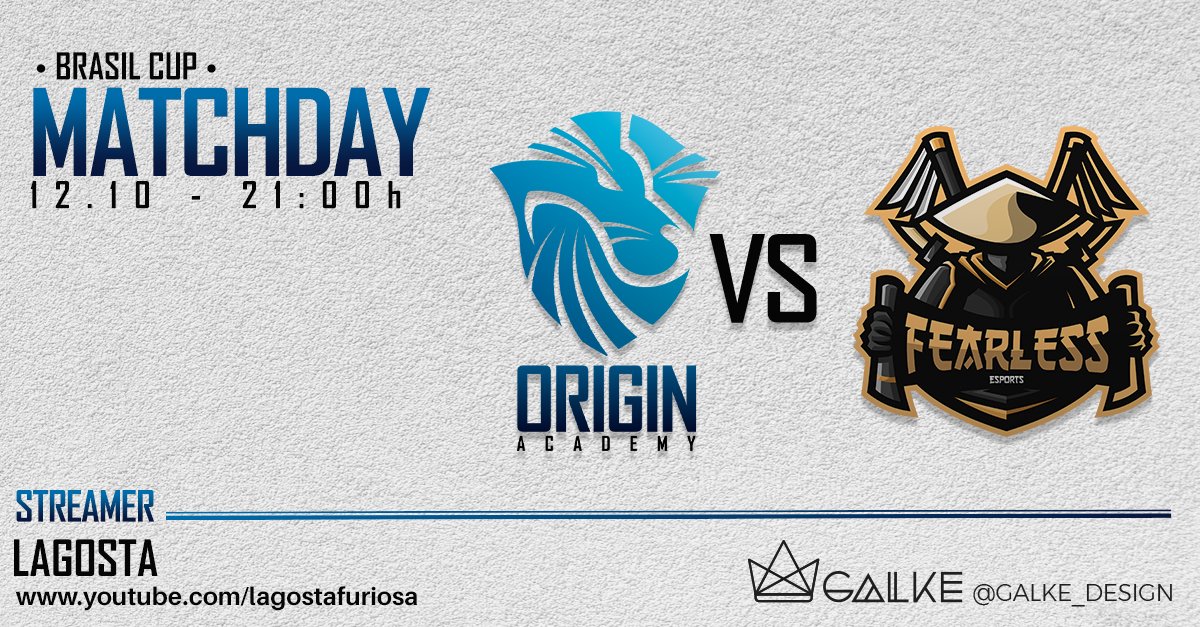 Hoje os lions 🦁 do Origin Academy entrarão na Arena duas vezes !!!

🗓️12/10
🕕 20:00hrs
🏆Copa CV9
⚔️ <a href="/DDGeSports/">DDG E-Sports de 🏡</a>
🎥youtu.be/4BJtaNtghVw

/////////////////////////////////

🗓️12/10
🕕 21:00hrs
🏆 Brasil Cup
⚔️ <a href="/FearleSports/">Fearless eSports</a>
🎥 youtube.com/c/LagostaFurio… pic.x.com/ChmOoLtrkG