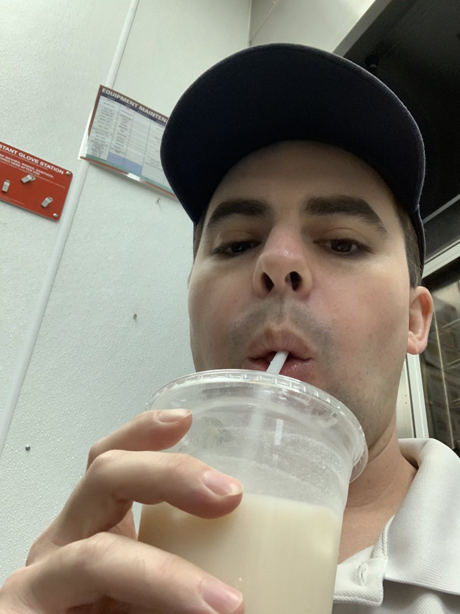 i am once again drinking horchata