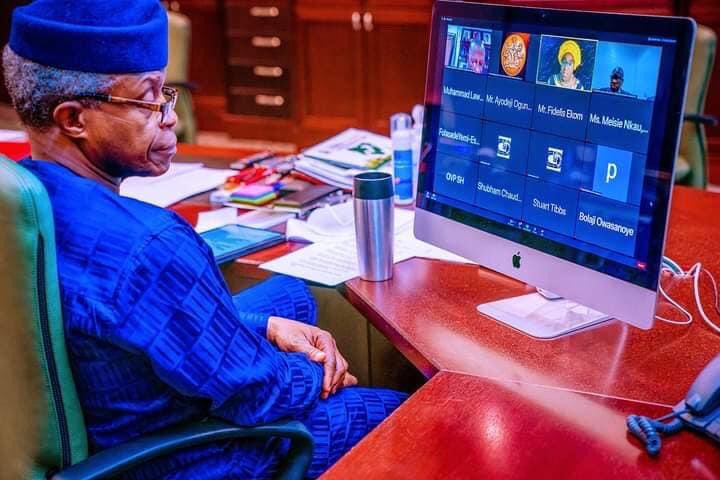 Babafemi Oretuyi (@opetuyii) on Twitter photo Vice President <a href="/ProfOsinbajo/">Prof. Yemi Osinbajo</a> declared open the interactive virtual workshop of <a href="/OAuGF/">OAuGF, SAI Nigeria</a>.
12th October, 2020
๐ท <a href="/tolanialli/">Tolani Alli</a> Vice President <a href="/ProfOsinbajo/">Prof. Yemi Osinbajo</a> declared open the interactive virtual workshop of <a href="/OAuGF/">OAuGF, SAI Nigeria</a>.
12th October, 2020
๐ท <a href="/tolanialli/">Tolani Alli</a>
