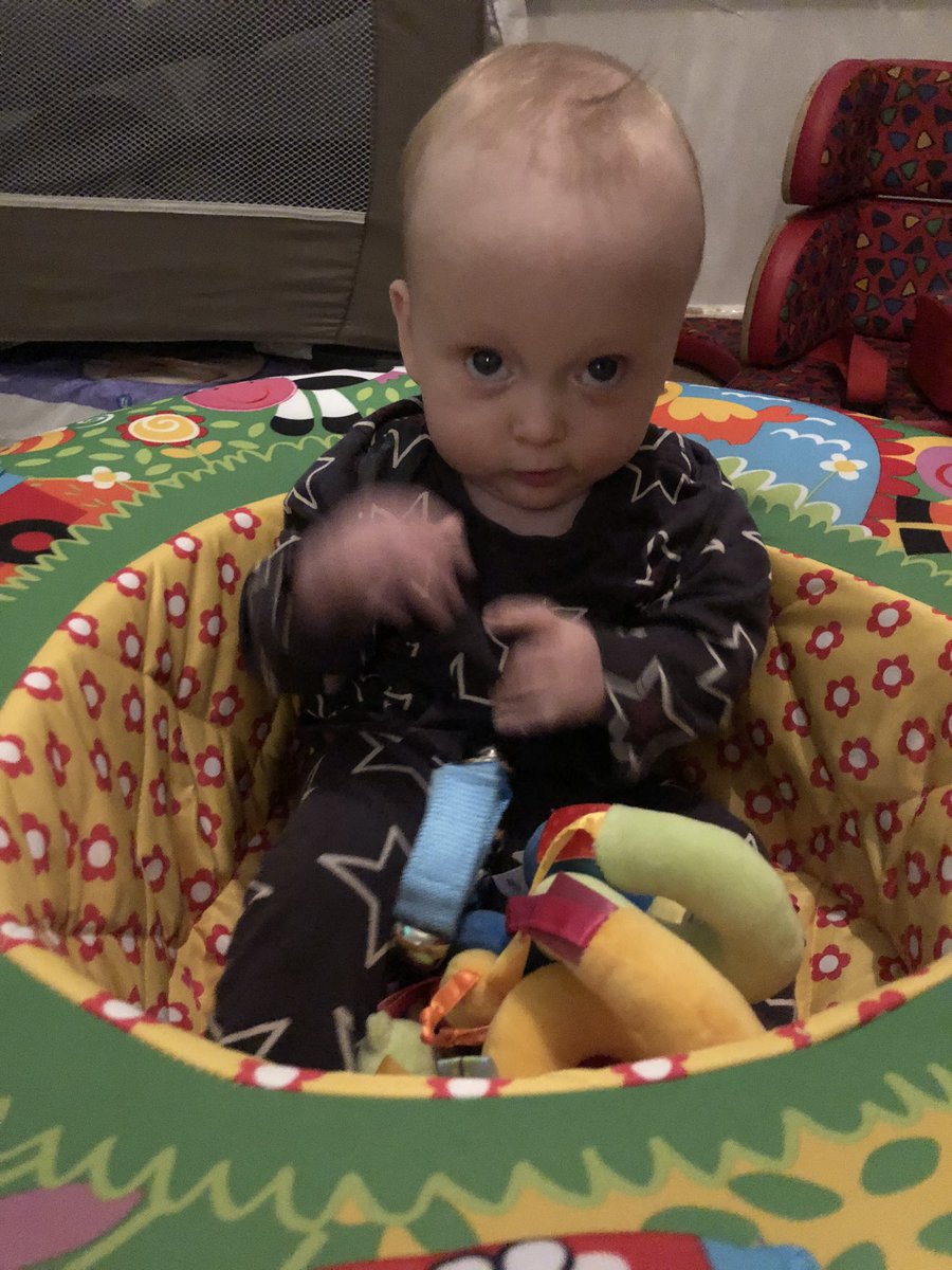 LittleLucasSOD's tweet photo. #Newtoy
Lucas can practice #sittingup &amp; #balancing without risking hurting himself
Fingers crossed this helps him find his #balance so he can start #feeling safe enough to #explore with his #hands
#playnest #physio #sensoryplay #strengthbuilding #visuallyimpaired #blind #SOD https://t.co/H0CHnUCOXP