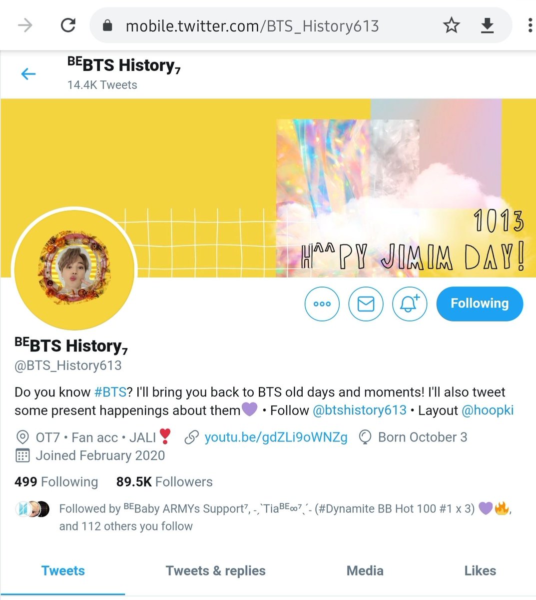 Interested in  #BTS History or walking down the memory lane? -  @ThrowbacksBTS  @BTS_History613Hey, do you know which brand that member was wearing? How much is it? Fashion connoisseur? -  @Bangtan_Style07 Interested in mysticism? -  @btstrology_  #BTSARMY  @BTS_twt