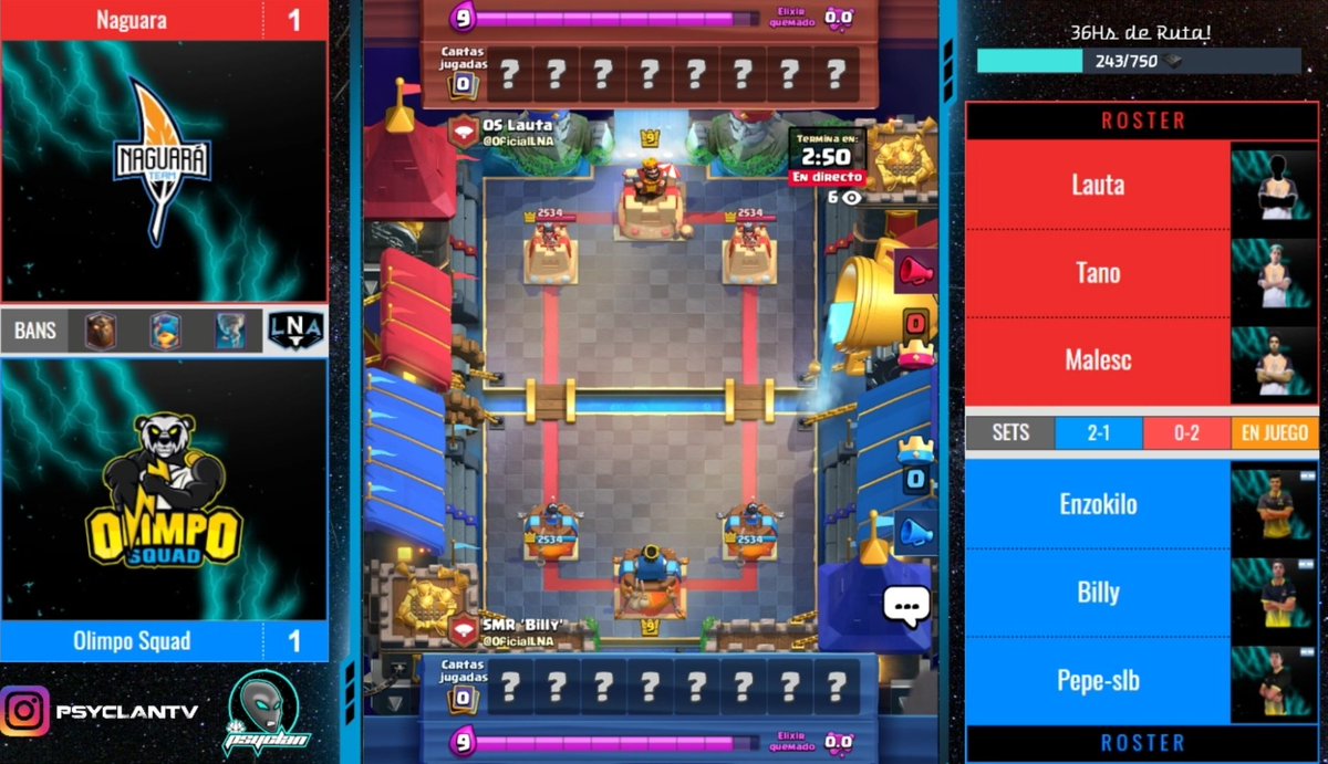 Lauta consigue la primera victoria para <a href="/NaguaraTeam/">TEAM NAGUARA</a> y se mantiene en el KOTH. 

Comienza la segunda partida de este tercer set. 💪🏻

¡Acompaña a @PsyclanTV en el stream! ⬇️

🔴 | twitch.tv/PsyclanTV
🔴 | youtube.com/c/psyclantv/li…
🔴 | nimo.tv/live/6956628370

#LaNacional 🇦🇷