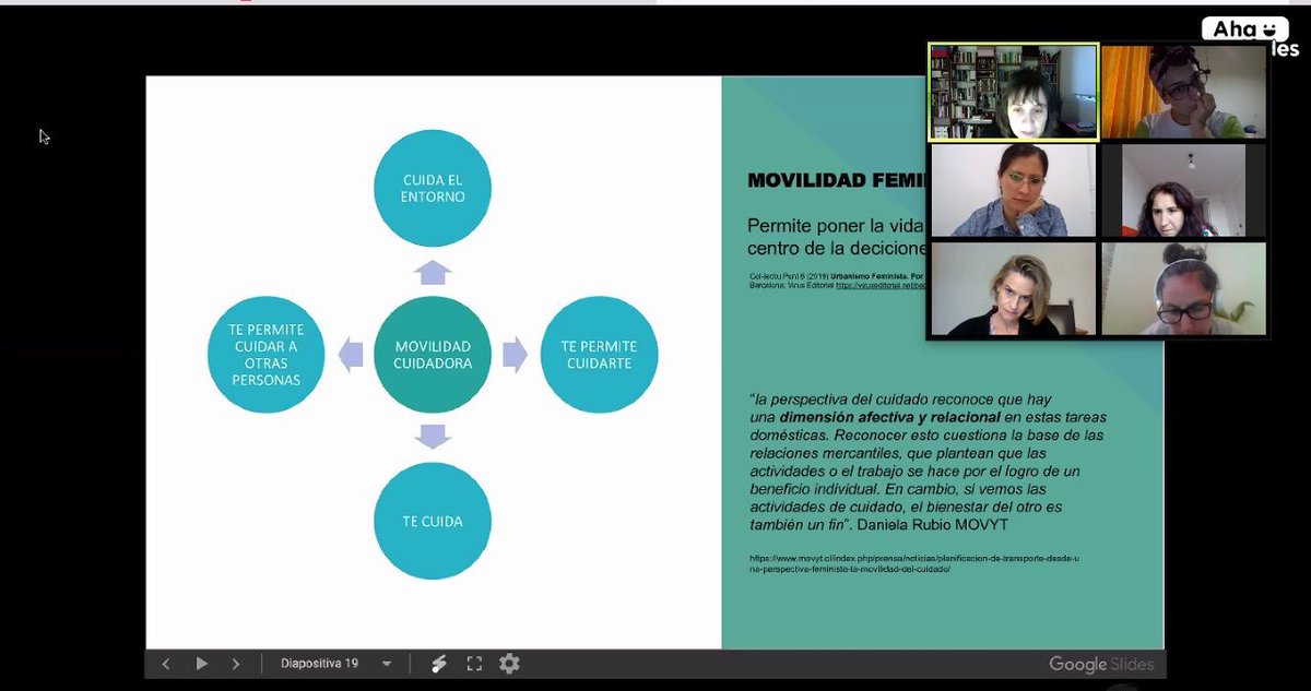 Hoy, en clase magistral del programa #LideresasUrbanas contamos con <a href="/isabel_serra/">Isabel Serra</a> arquitecta, magistra en gestión y políticas pública, de <a href="/Sumo_stgo/">Observatorio Movilidad Urbana Sustentable</a> Isabel señaló “La ciudad cuidadora te cuida, cuida tu entorno y te cuida a ti misma”. #JuntasMásFuertes