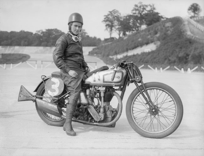 This first picture I shared is Shilling at Brooklands. She held the fastest lap by a woman, at a shade over 106mph.She later refused to marry her husband until he'd matched it.