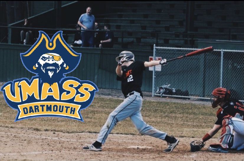 Alex Charles (@acharles012) on Twitter photo I am excited to announce that I will be committing to UMass-Dartmouth to continue my academic and athletic career next fall. I want to thank my Family, Friends, Coaches and the whole UMass coaching staff for giving me this opportunity. Go Corsairs 🟡🏴☠️🔵
<a href="/UMassDBaseball/">UMD Baseball</a> I am excited to announce that I will be committing to UMass-Dartmouth to continue my academic and athletic career next fall. I want to thank my Family, Friends, Coaches and the whole UMass coaching staff for giving me this opportunity. Go Corsairs 🟡🏴☠️🔵
<a href="/UMassDBaseball/">UMD Baseball</a>