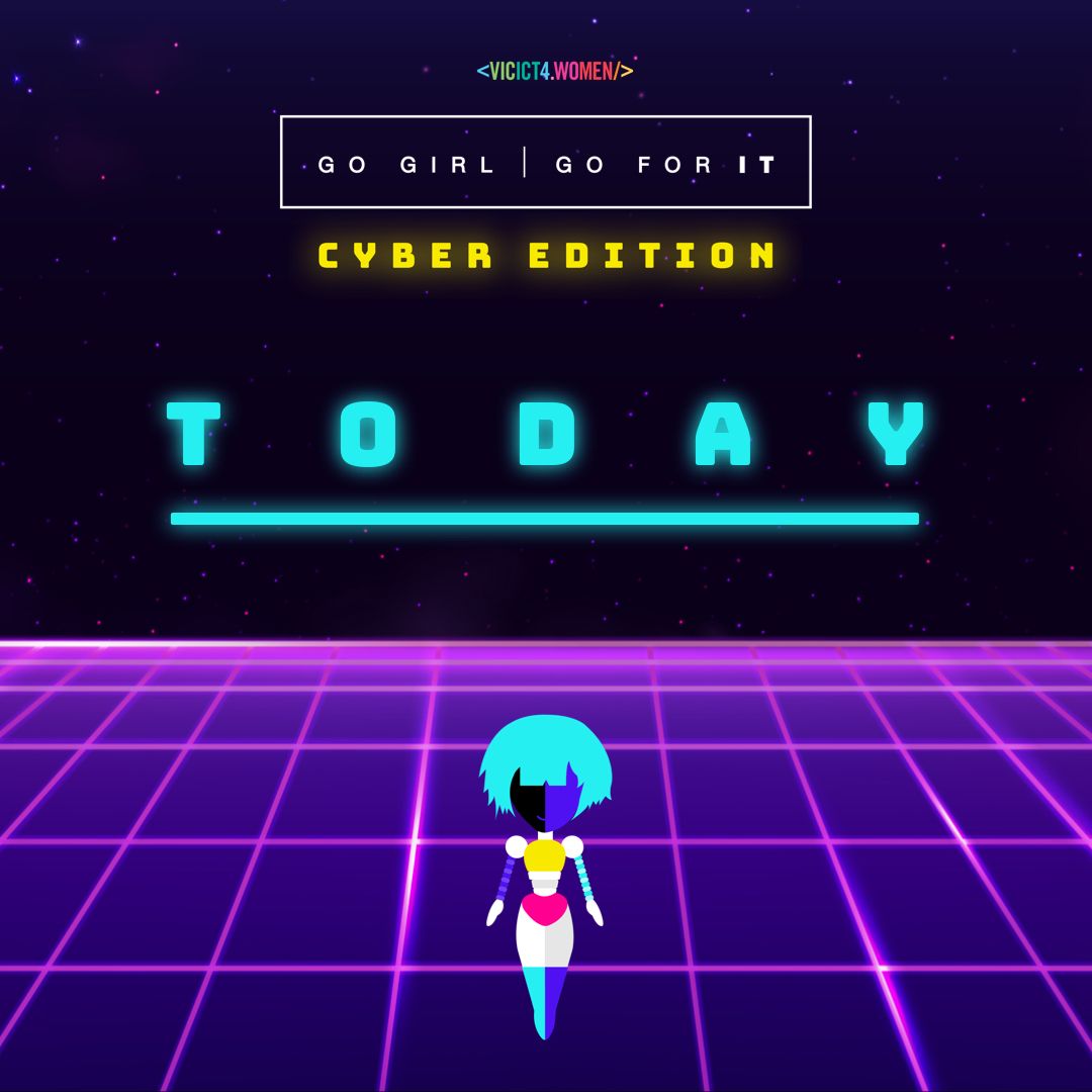 Today’s the day!! The largest STEM event for school aged girls in the world. Good luck everyone. Have fun girls and don't forget to tell us what your favourite part of the day was. #Anygirl4IT