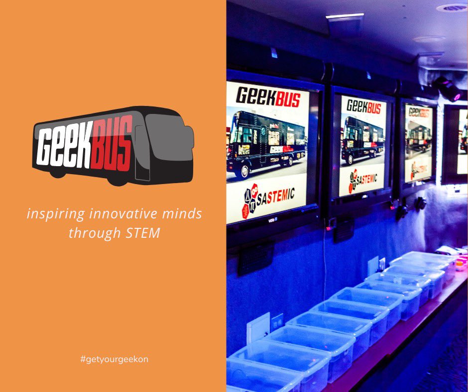 Did you know? 80% of students reported a significant increase in STEM awareness, and 85% said they felt excited/engaged by STEM. All of this thanks to an experience on SAMSAT's Geekbus. charity.gofundme.com/o/en/campaign/…

#getyourgeekon #InspireWhatsNext