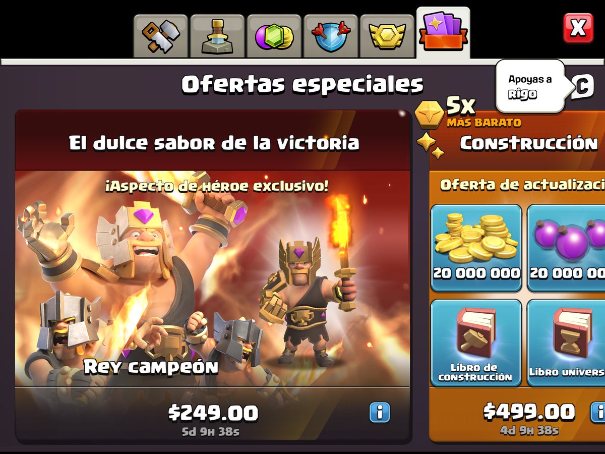 rigotorres23🇲🇽 (@rigotorres23coc) on Twitter photo SORTEO de 4 SKINS del REY CAMPEÓN!!! el sorteo dura solo 4 dias👀
Para participar solo necesitas:
♦️Dar RT🔁
♦️Seguir a:
<a href="/KaddielC/">KADDIEL</a>
<a href="/aguilera_maky/">Maky Aguilera</a>
<a href="/rigotorres23CoC/">rigotorres23🇲🇽</a>
No te quedes sin participar y buena suerte!🍀 SORTEO de 4 SKINS del REY CAMPEÓN!!! el sorteo dura solo 4 dias👀
Para participar solo necesitas:
♦️Dar RT🔁
♦️Seguir a:
<a href="/KaddielC/">KADDIEL</a>
<a href="/aguilera_maky/">Maky Aguilera</a>
<a href="/rigotorres23CoC/">rigotorres23🇲🇽</a>
No te quedes sin participar y buena suerte!🍀