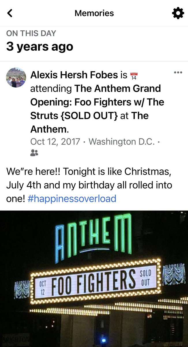afobes00's tweet photo. @TheAnthemDC @foofighters @johnshorephoto Such a great night - take me back! https://t.co/KTZOxz5Z1i