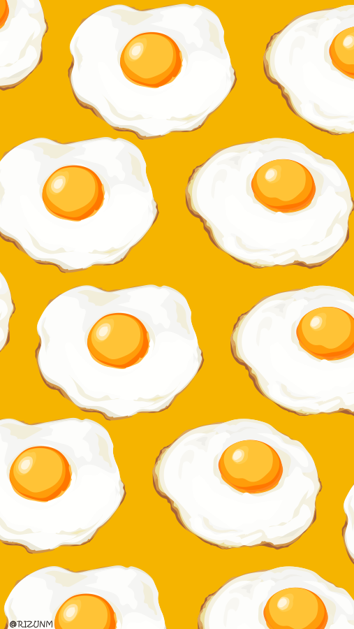 no humans egg egg (food) orange background fried egg food food focus  illustration images