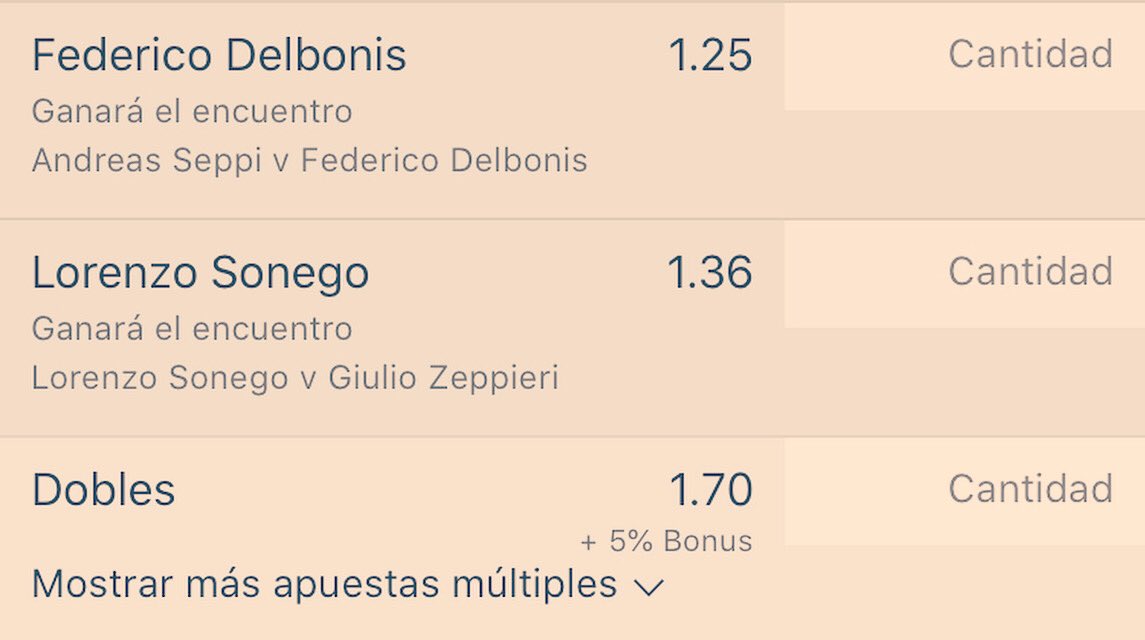 NikolasGen's tweet photo. 🔥STAKE 2 🔥 🎾🎾 #bet #bet365 #betfair #bettingtips #money #sport #tennis #makingmoney #easymoney #apuestasdeportivas #tipster #willliamhill #pinnacle #dinero #tennis #moneymaker #bwin #trading #betsson #tipster #atp #atpworldtour #lima https://t.co/r8ICFUScGX