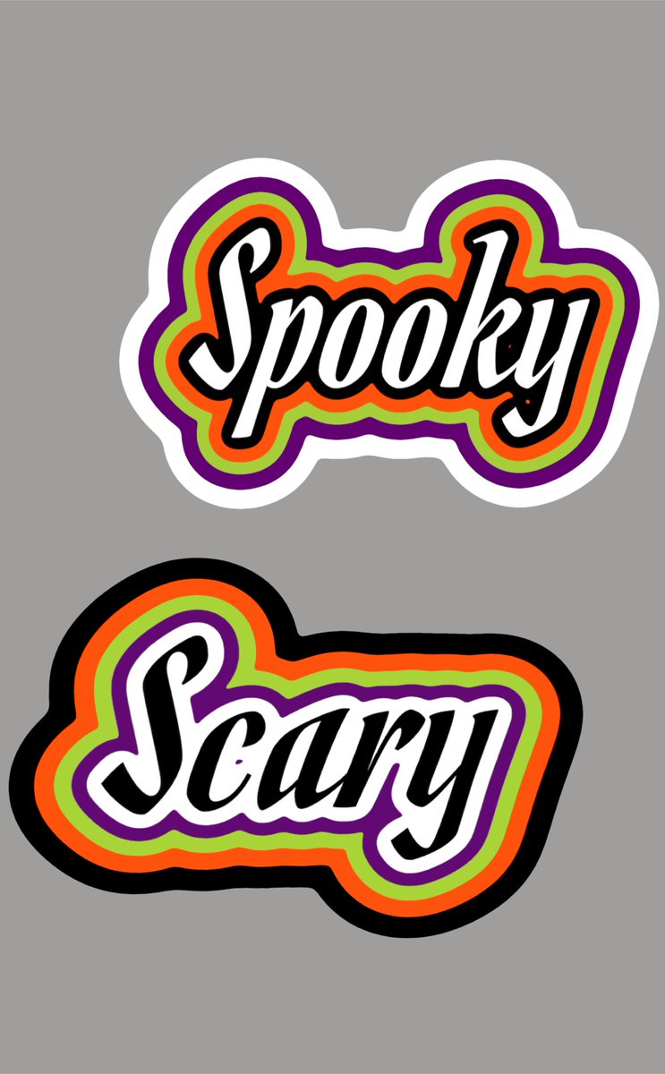 BKreatives's tweet photo. New off the printer! 
Spooky sticker packs! 🎃👻
6 different designs 
$1 individuals 
$5 as a pack 
🖤Dm to order 🖤 https://t.co/NlE80VuN6G