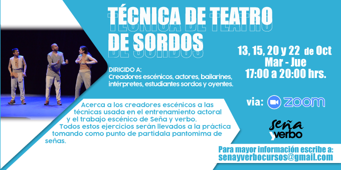 El día de mañana da inicio este curso.
Si estas interesado aún contamos con lugares, solo tienes que escribirnos a senayverbocursos@gmail.com solicitando la info.