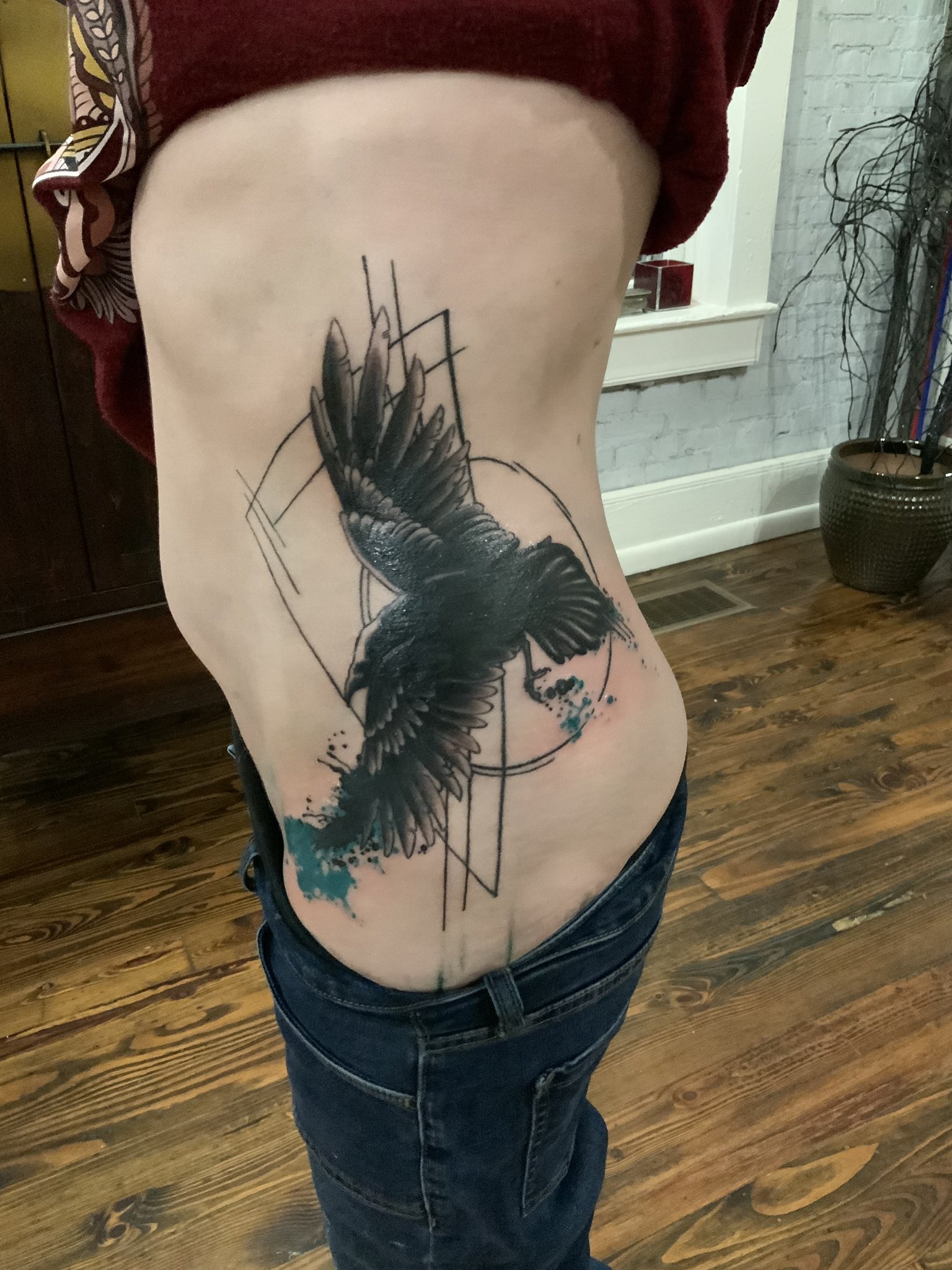 ravens watercolor Tattoos Nancy #38 ravens watercolor Tattoos Nancy