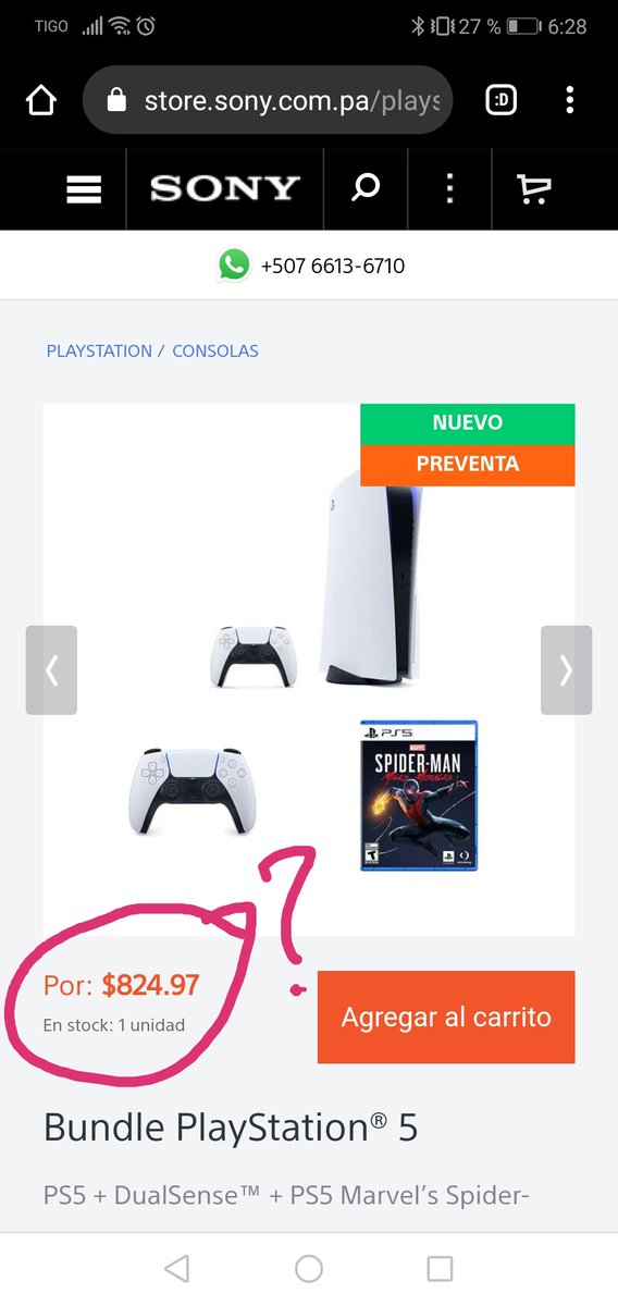 Enserio???? 824.97????<a href="/PanamSony/">Team Sony Panamá</a> <a href="/sonylatin/">Sony América Latina</a> a ese precio en Panamá no era que costaba $499.00????? #PlayStation5 #Playstation #chitreanos #chitre #panama #gamers 👎👎👎👎 cual es la burla???? 👎👎👎👎#xbox #XboxSeriesX #Xbox