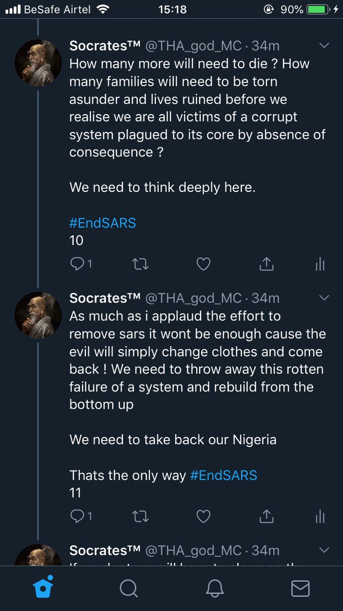 In these pictures i explain that Nigerias problem is lack of consequence and this lack of consequence is created by a system that enables corruptionIt is this lack of consequence that can make police say “i will shoot you and nothing will happen”And indeed nothing will...