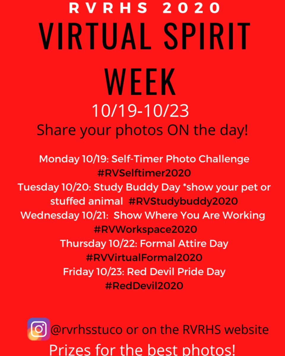 RVRHS Student Council tweet media