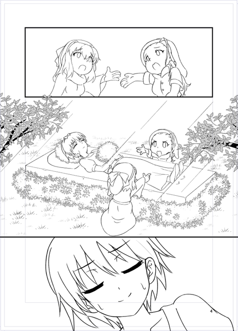 今日のペン入れはここまでにしよう... 