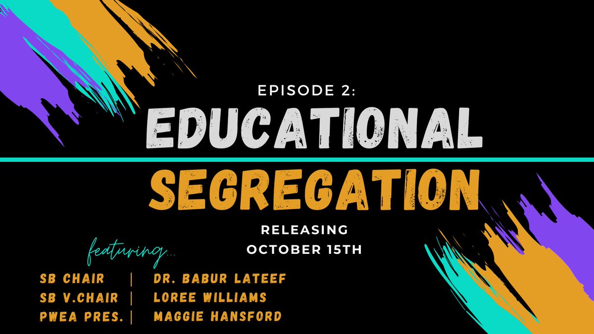 PWColors's tweet photo. Are @PWCSNews schools segregated? Episode 2 drops on Oct. 15th. We’re hoping to spark some much needed convos on racial inequities in our high schools. Tune in! Incl. comments by @PWCSChairman @yvettedesire @HansfordMaggie https://t.co/n5mfUPW0t6