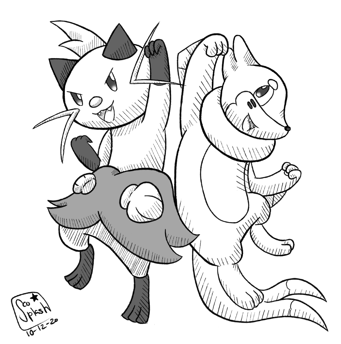Inktober Day 12: Favorite Water-type(s), Dewott and Buizel!

I draw Dewott all the time so I added my second favorite Buizel. My top two favorite Pokemon, I love my otter boys 😍