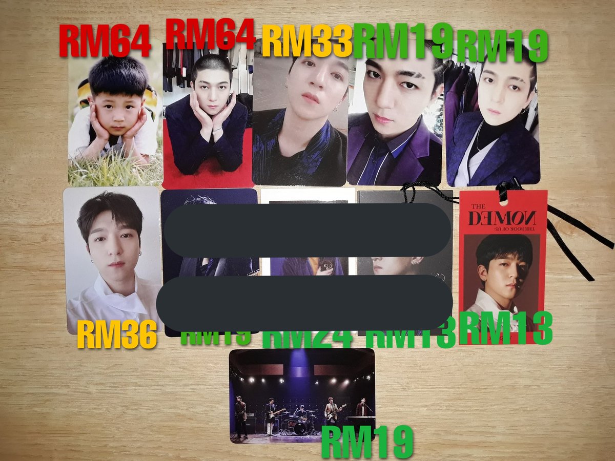 [ COMBINE SHIPPING] DAY6 PCs Only DM me if you are confident to buy bc this is from ID. I bought some from them, so i took initiative to share if any msian myday are also interested too!Price only exclude local postage(RM6 XpressDrop)