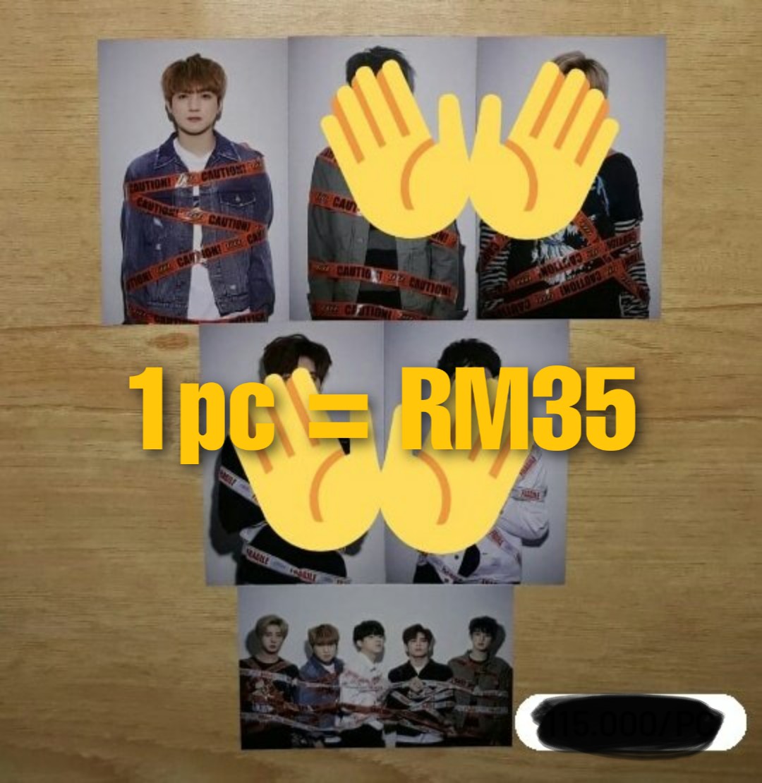 [ COMBINE SHIPPING] DAY6 PCs Only DM me if you are confident to buy bc this is from ID. I bought some from them, so i took initiative to share if any msian myday are also interested too!Price only exclude local postage(RM6 XpressDrop)