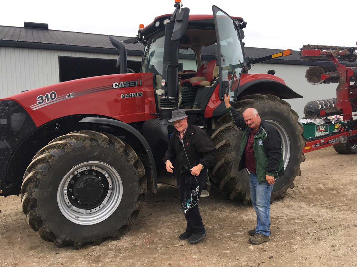 He maybe 90 but still had to check this fancy rig out and take it for a spin.