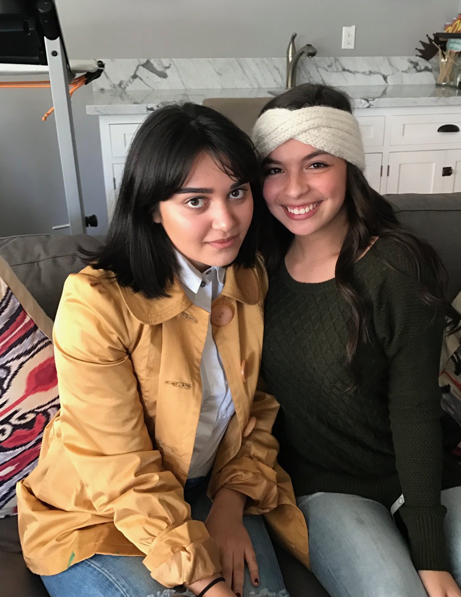 Season 1  #ODAAT watch party at  @everythingloria's, here are  @ArielaBarer and  @Isabella_Gomez dare I say it ICONIC