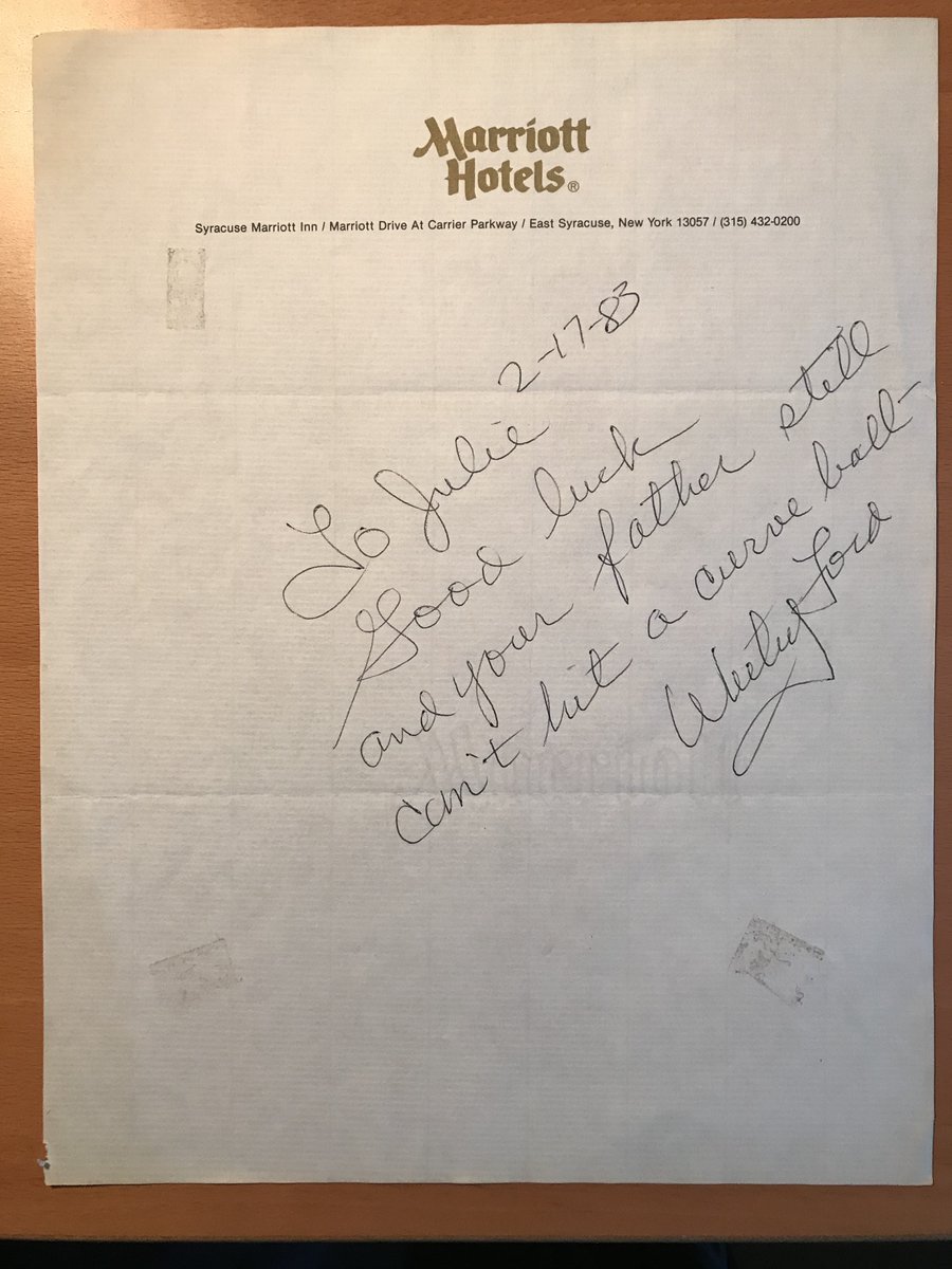 I'm already days behind on posting this artifact from my collection to honor #WhiteyFord and today, we lose  #JoeMorgan #HOF