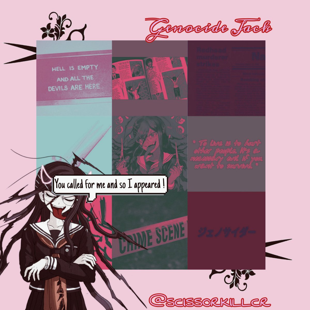⠀⠀ ⠀❝ You're surprisingly family - oriented serial killer is here! ❞

☆ — Ultimate Murderous Fiend — ☆ 
⠀⠀ ⠀⠀⠀ ⠀#DRRP | #MVRP