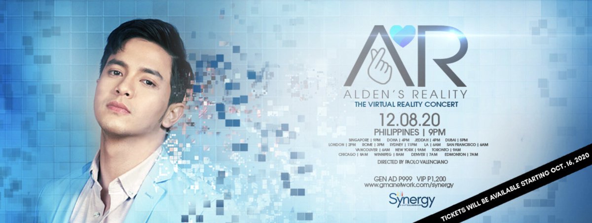 AldenExclusive2's tweet photo. Join @aldenrichards02 as he celebrates his tenth year in showbusiness on Dec. 8 and experience the country´s first virtual reality concert. 

Tickets available from Oct. 16
https://t.co/yKaac8v8lZ https://t.co/Lbi01OP7K3