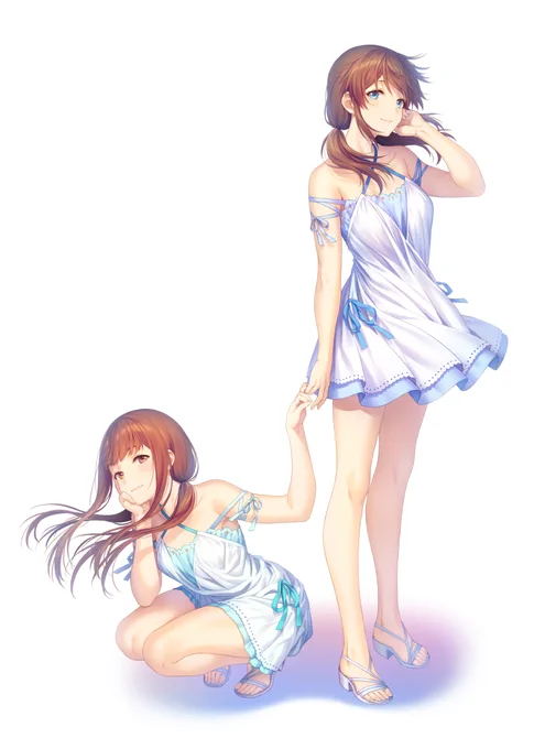 おすまし笑顔のワンピースみなことは!! 