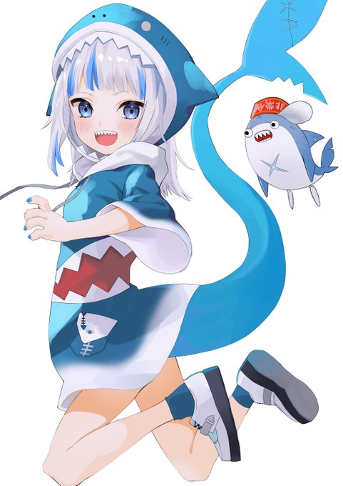 非常食さん追加🦈
#gawrt #gawrgura 