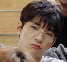 Wonwoo: "When you're angry but you don't want to admit it" face