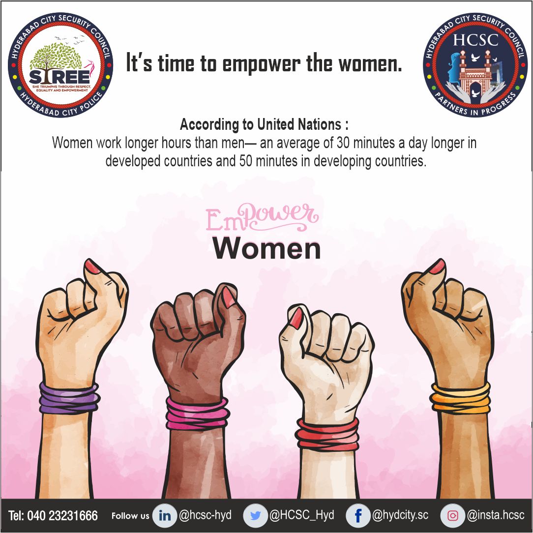 HCSC_Hyd's tweet photo. #OvercomeObstacles
#StrongMinded
#Soft_Hearted
#Integrity
#Goals
#StrongWomen
#HCSC
Hyderabad City Security Council (HCSC)
Police Commissionerate Office,
Hyderguda-Basheerbagh Rd, Avanti Nagar, Basheer Bagh, Hyderabad, Telangana 500029
Tel: 040-23231666 https://t.co/gbDIV54PEu