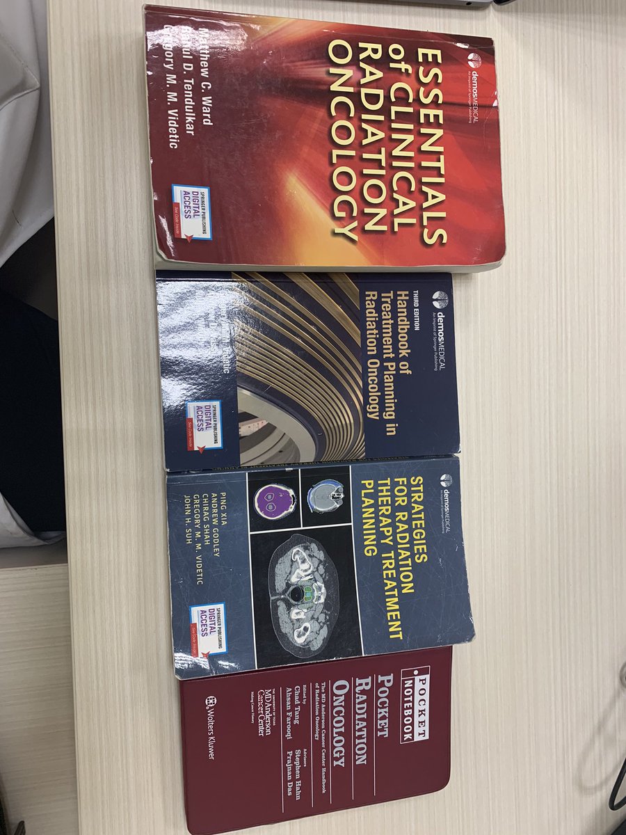 And that’s my comprehensive library😉 kudos to the editors and authors. Glad to work and personally know most of them <a href="/ClevelandClinic/">Cleveland Clinic</a> <a href="/MDAndersonNews/">MD Anderson Cancer Center</a>  <a href="/CShahMD/">Chirag Shah</a> <a href="/PhDpingxia/">Ping Xia</a> <a href="/AGodleyPhD/">Andrew Godley</a>  <a href="/ChadTangMD/">Chad Tang, MD</a> <a href="/AFarooqiMD/">SunDog</a> <a href="/PrajnanDasMD/">Prajnan Das, MD, MS, MPH</a> @SteveHahnMD