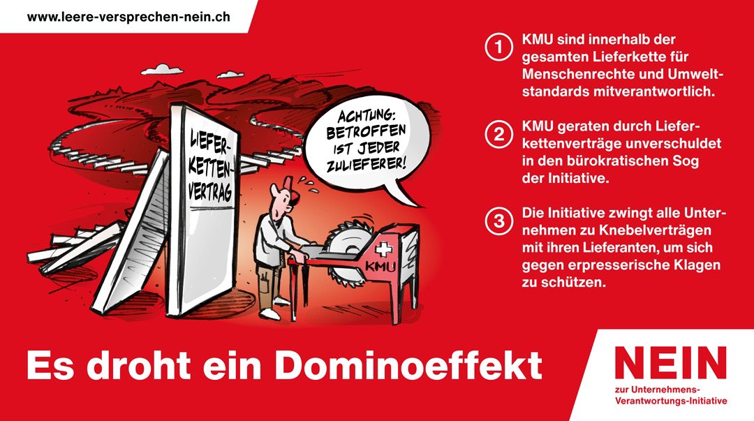 ⚠️ KMU! Der Dominoeffekt der #UVI trifft praktisch alle Unternehmen. Es drohen nicht umsetzbare Überwachungs- und Kontrollpflichten in neuartigen Lieferkettenverträgen. Mit erheblichen Kostenfolgen und zusätzlichen Risiken! #KVI #abst20