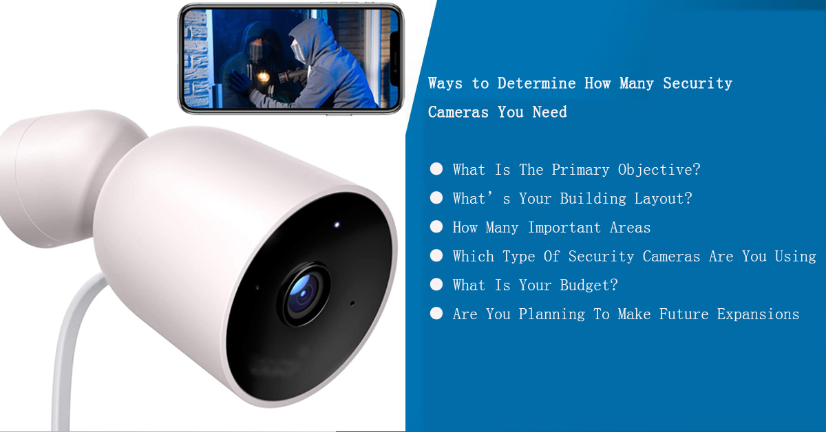 YAKASO_Tech's tweet photo. Ways to Determine How Many #SecurityCameras You Need

● What Is The Primary Objective?
● Which Type Of Security Cameras Are You Using
● What Is Your Budget?
● Are You Planning To Make Future Expansions
....https://t.co/mMIWqp5tPi https://t.co/PgDEgxnqWy