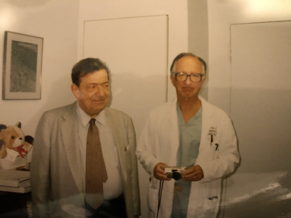 My father & Dr. Lajos in ‘95