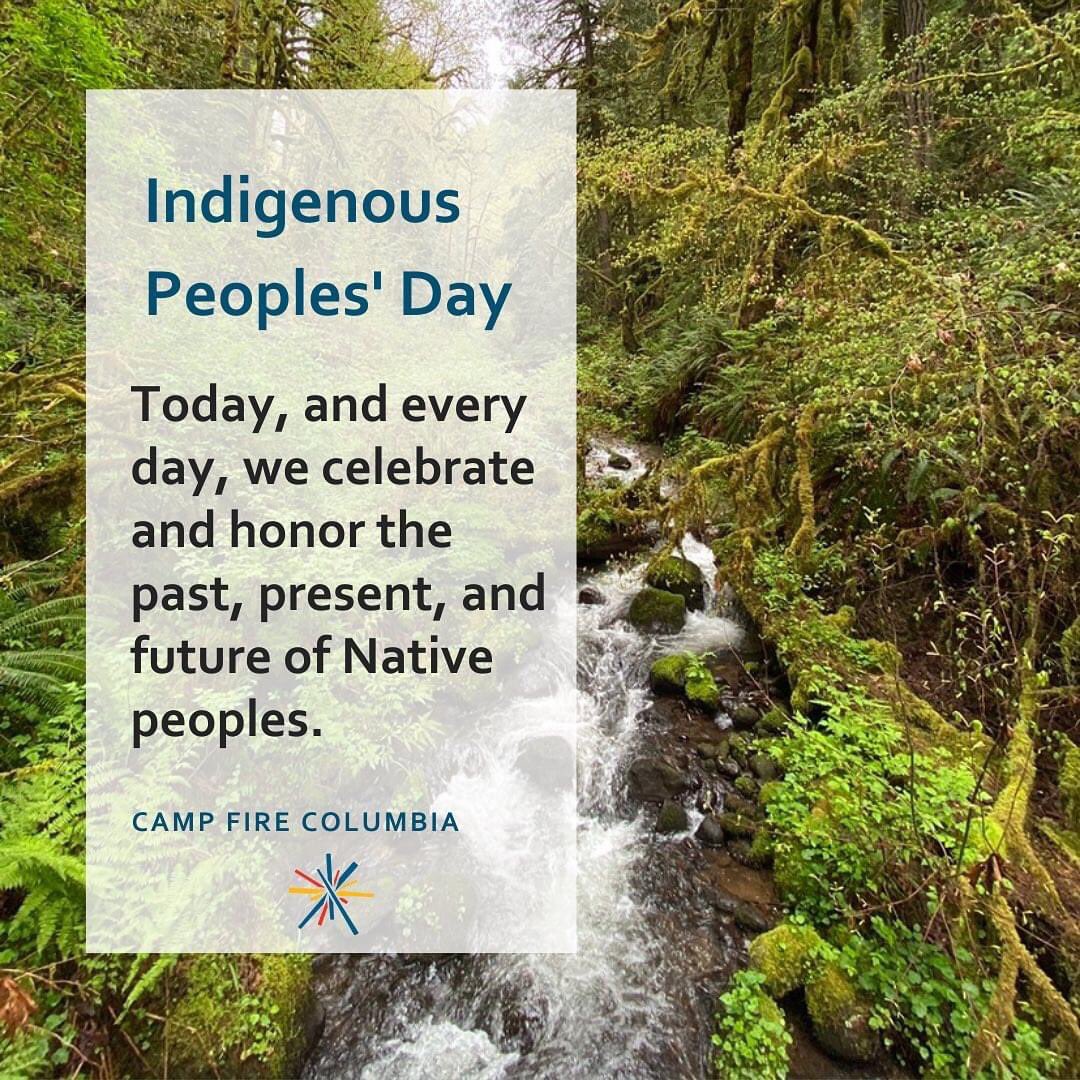 Let us acknowledge and celebrate the Native people of our land including all of our Indigenous campers, staff and community members. Today, and every day, we honor their past, present and future ✨ #IndigenousPeoplesDay