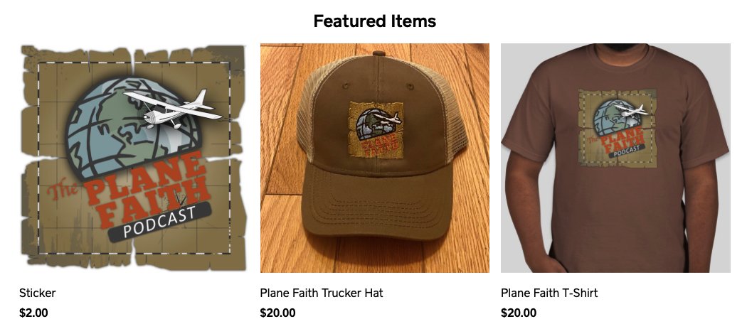 planefaith's tweet image. Want to help us fund Takeoff Grants for prospective missionary pilots? Check out our Plane Faith gear by visiting planefaith.com/gear. We have both hats and shirts, or you can get a sticker for just $2.00!