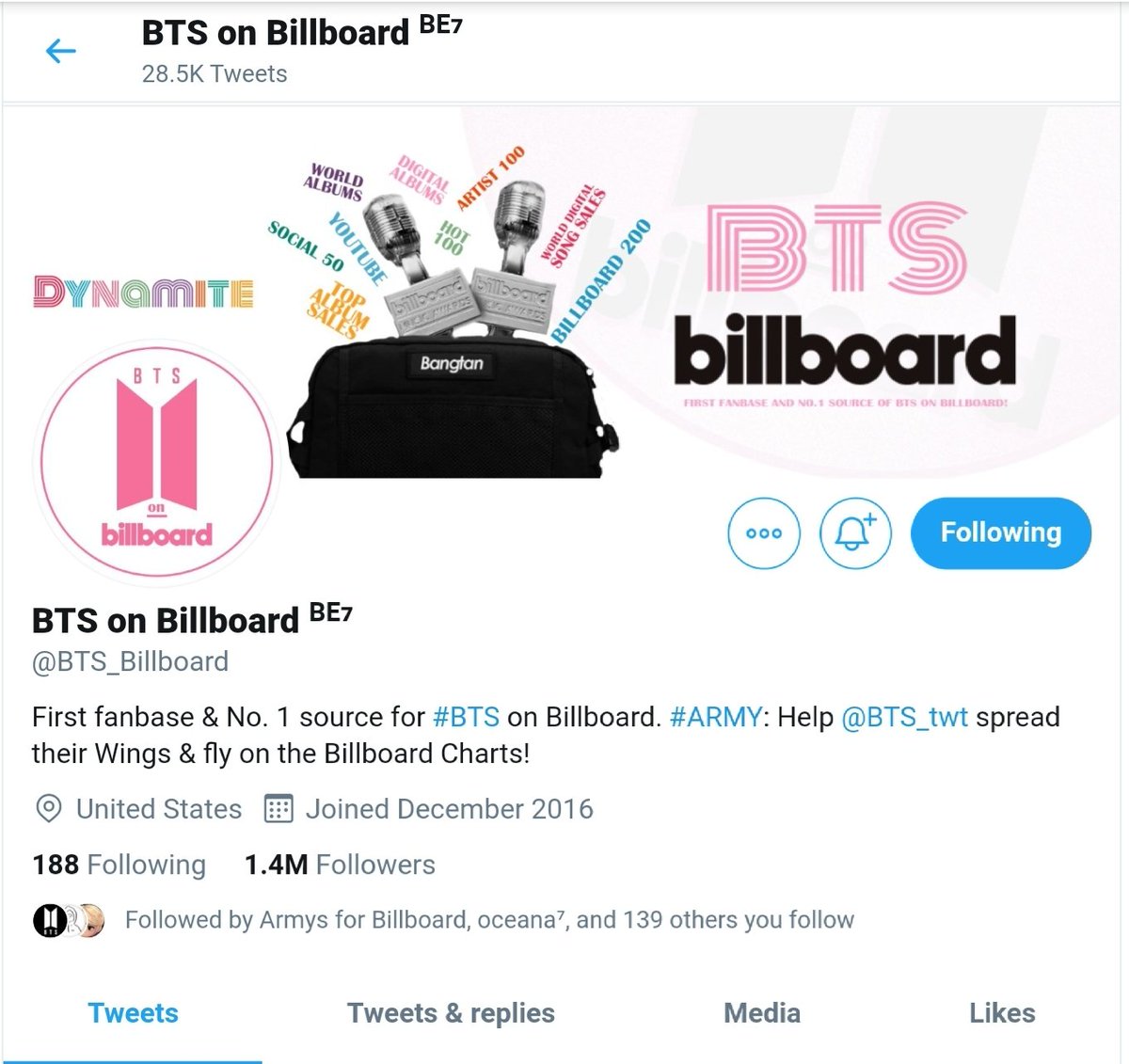 We have ARMY song created by ARMY every year on our anniversary -  @dailyhoping Want to create original music or art with ARMY? -  @YWA_twt Can't keep track of Merch before they get sold out? -  @BTSMerchUpdates BTS' performance on Billboard? -  @BTS_Billboard  #BTSARMY  @BTS_twt