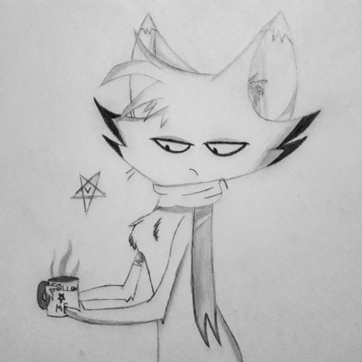 Voidddaaa's tweet photo. Vanex of zoophobia #zoophobia #vanex #zoophobiavanex #HazbinHotel #HelluvaBoss #vivziepop #fanart #furryart #furry #zoophobiafanart #vivziepopfanart #art #myart #drawing #artblackandwhite #mydrawing https://t.co/paYCJY0F41
