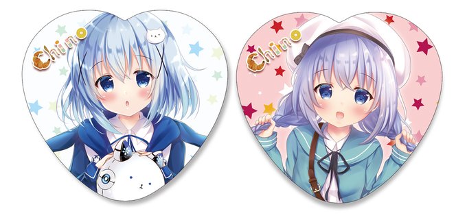 チノちゃんのハート缶バッジ作ってみた( *'ω`* )コミ1で何か1つでも購入してもらったら1会計で1つプレゼントしようかなと思います!久しぶりのイベント楽しみだなぁ❤️ 