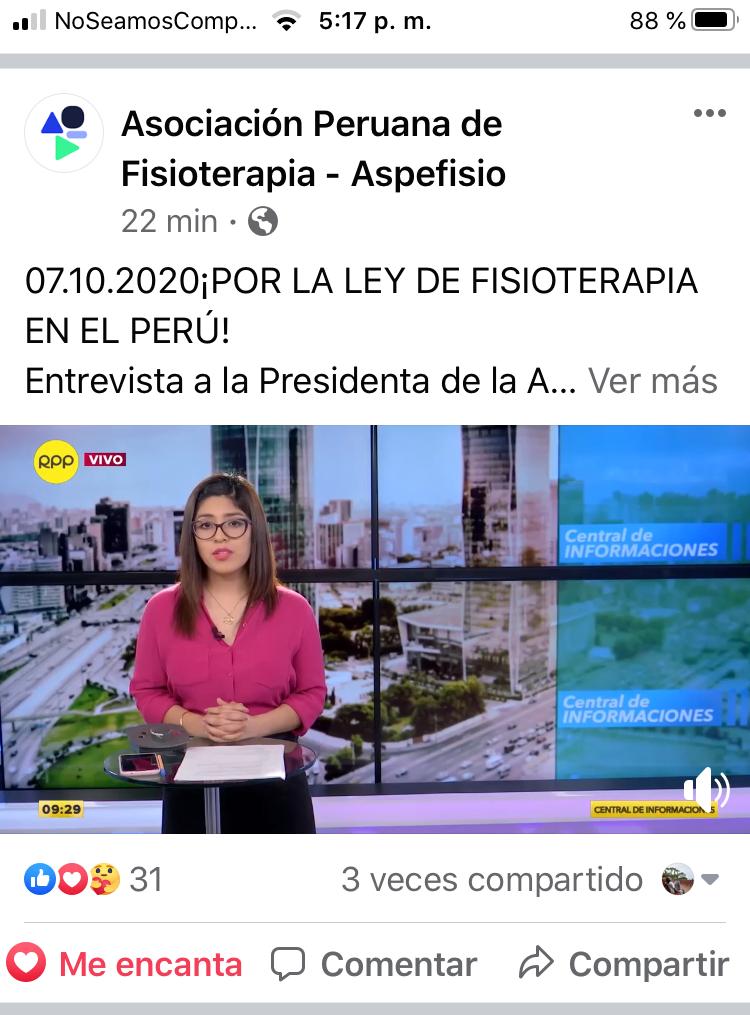MaraC28854185's tweet photo. Yo apoyo la ley del fisioterapeuta y la creación del colegio de fisioterapeutas en el Perú
#LeyDeFisioterapiaYa
#PL6104 https://t.co/4W8Ax4eI7t